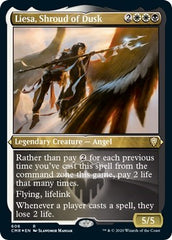 Liesa, Shroud of Dusk (Foil Etched) [Commander Legends] | Arkham Games and Comics