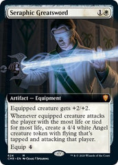 Seraphic Greatsword (Extended Art) [Commander Legends] | Arkham Games and Comics