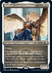 Radiant, Serra Archangel (Foil Etched) [Commander Legends] | Arkham Games and Comics