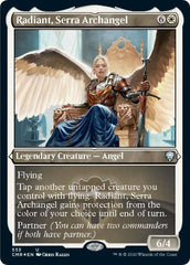 Radiant, Serra Archangel (Foil Etched) [Commander Legends] | Arkham Games and Comics