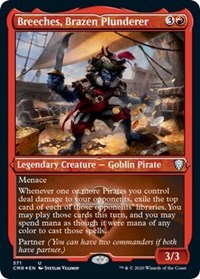 Breeches, Brazen Plunderer (Foil Etched) [Commander Legends] | Arkham Games and Comics