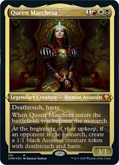 Queen Marchesa (Foil Etched) [Commander Legends] | Arkham Games and Comics