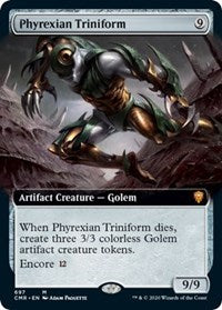 Phyrexian Triniform (Extended Art) [Commander Legends] | Arkham Games and Comics