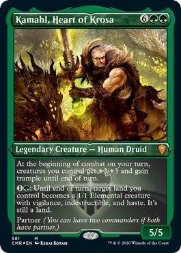 Kamahl, Heart of Krosa (Foil Etched) [Commander Legends] | Arkham Games and Comics