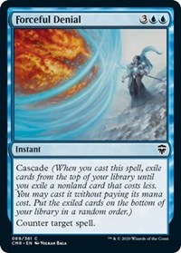 Forceful Denial [Commander Legends] | Arkham Games and Comics