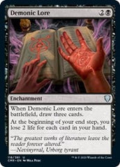 Demonic Lore [Commander Legends] | Arkham Games and Comics