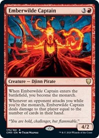 Emberwilde Captain [Commander Legends] | Arkham Games and Comics