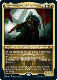Nekusar, the Mindrazer (Foil Etched) [Commander Legends] | Arkham Games and Comics