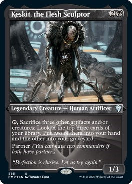 Keskit, the Flesh Sculptor (Foil Etched) [Commander Legends] | Arkham Games and Comics