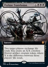 Profane Transfusion (Extended Art) [Commander Legends] | Arkham Games and Comics
