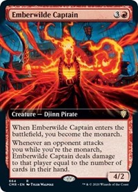 Emberwilde Captain (Extended Art) [Commander Legends] | Arkham Games and Comics