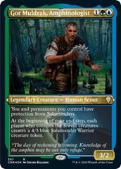 Gor Muldrak, Amphinologist (Foil Etched) [Commander Legends] | Arkham Games and Comics