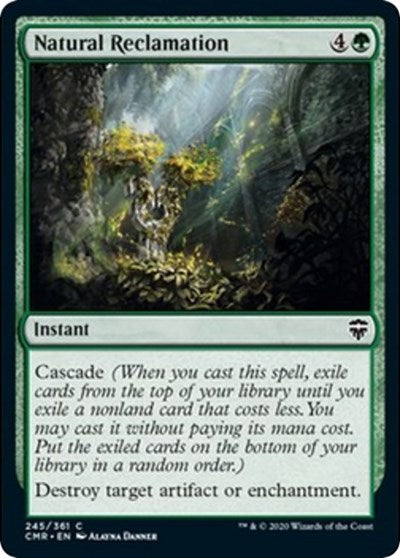 Natural Reclamation [Commander Legends] | Arkham Games and Comics