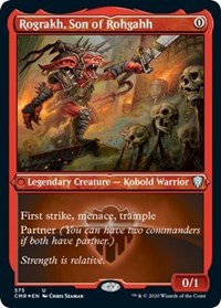 Rograkh, Son of Rohgahh (Foil Etched) [Commander Legends] | Arkham Games and Comics