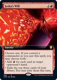 Jeska's Will (Extended Art) [Commander Legends] | Arkham Games and Comics