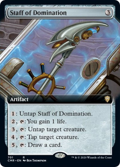 Staff of Domination (Extended Art) [Commander Legends] | Arkham Games and Comics