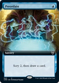 Preordain (Extended Art) [Commander Legends] | Arkham Games and Comics