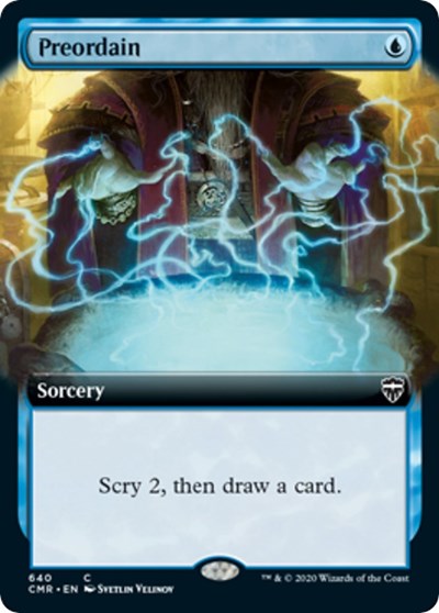 Preordain (Extended Art) [Commander Legends] | Arkham Games and Comics