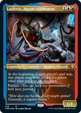 Ludevic, Necro-Alchemist (Foil Etched) [Commander Legends] | Arkham Games and Comics