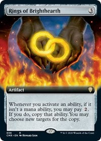 Rings of Brighthearth (Extended Art) [Commander Legends] | Arkham Games and Comics