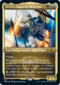 Derevi, Empyrial Tactician (Foil Etched) [Commander Legends] | Arkham Games and Comics