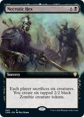Necrotic Hex (Extended Art) [Commander Legends] | Arkham Games and Comics