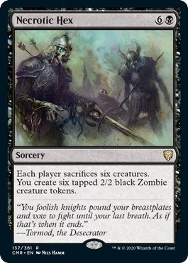 Necrotic Hex [Commander Legends] | Arkham Games and Comics