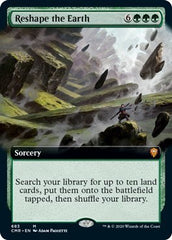 Reshape the Earth (Extended Art) [Commander Legends] | Arkham Games and Comics