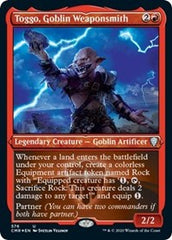 Toggo, Goblin Weaponsmith (Foil Etched) [Commander Legends] | Arkham Games and Comics