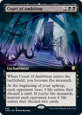 Court of Ambition (Extended Art) [Commander Legends] | Arkham Games and Comics