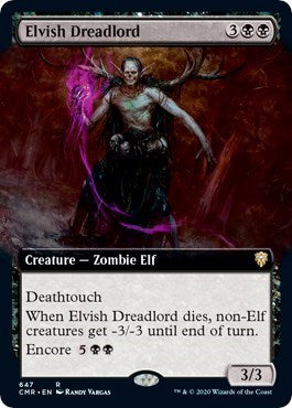 Elvish Dreadlord (Extended Art) [Commander Legends] | Arkham Games and Comics