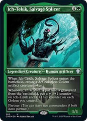 Ich-Tekik, Salvage Splicer (Foil Etched) [Commander Legends] | Arkham Games and Comics