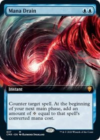 Mana Drain (Extended Art) [Commander Legends] | Arkham Games and Comics