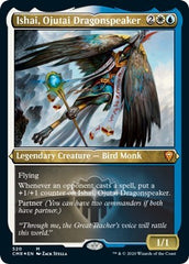 Ishai, Ojutai Dragonspeaker (Foil Etched) [Commander Legends] | Arkham Games and Comics