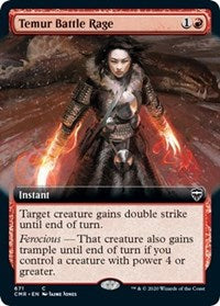 Temur Battle Rage (Extended Art) [Commander Legends] | Arkham Games and Comics