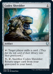 Codex Shredder [Commander Legends] | Arkham Games and Comics