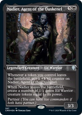 Nadier, Agent of the Duskenel (Foil Etched) [Commander Legends] | Arkham Games and Comics