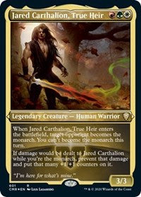 Jared Carthalion, True Heir (Foil Etched) [Commander Legends] | Arkham Games and Comics