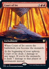 Court of Ire (Extended Art) [Commander Legends] | Arkham Games and Comics