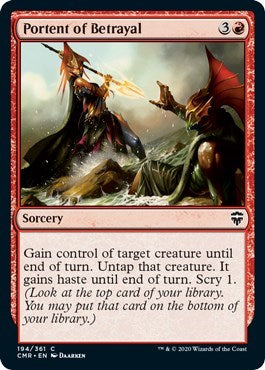 Portent of Betrayal [Commander Legends] | Arkham Games and Comics