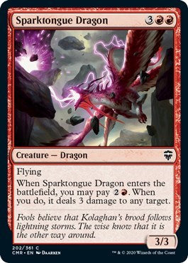 Sparktongue Dragon [Commander Legends] | Arkham Games and Comics