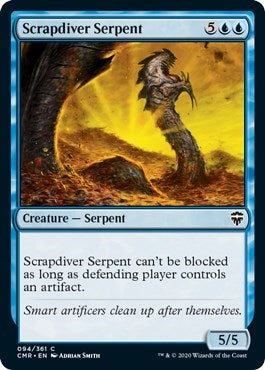 Scrapdiver Serpent [Commander Legends] | Arkham Games and Comics