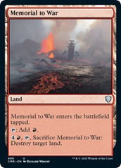 Memorial to War [Commander Legends] | Arkham Games and Comics