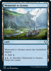 Memorial to Genius [Commander Legends] | Arkham Games and Comics