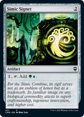 Simic Signet [Commander Legends] | Arkham Games and Comics