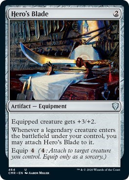 Hero's Blade (464) [Commander Legends] | Arkham Games and Comics