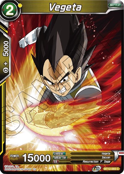 Vegeta [BT12-093] | Arkham Games and Comics