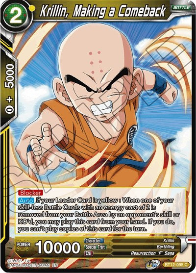 Krillin, Making a Comeback [BT12-095] | Arkham Games and Comics