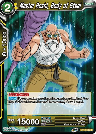 Master Roshi, Body of Steel [BT12-096] | Arkham Games and Comics