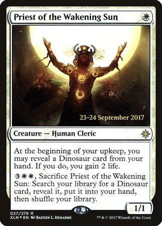 Priest of the Wakening Sun [Ixalan Promos] | Arkham Games and Comics